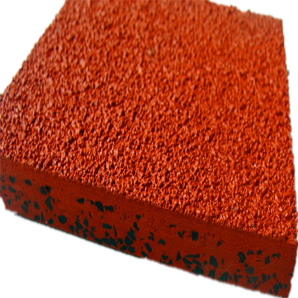 Bi-component sizing agent for running track pavement